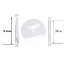32 MM CLEAR FLYING BASE WITH 30/35 MM BALL TOP FLYING STEM (1)